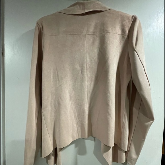 Bagatelle faux suede drape blazer jacket - Picture 4 of 7